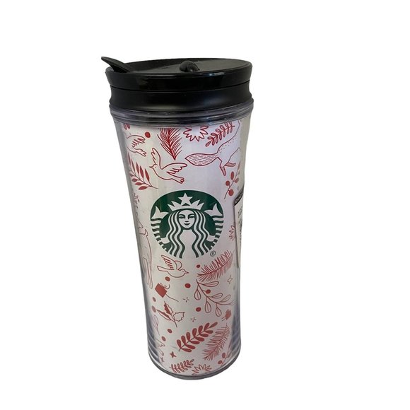 Starbucks Other - STARBUCKS TUMBLER‎ Mugs 2019 To Go Travel Deer Fox Holiday Hot Cold 16oz 8"